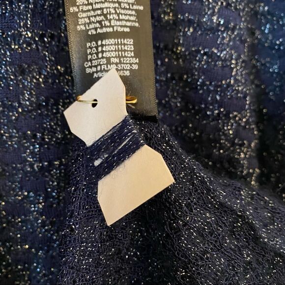 Babaton - Navy Metallic Sweater - Picture 13 of 15